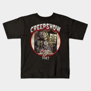 Creepshow 1982 Oval Worn Out Kids T-Shirt